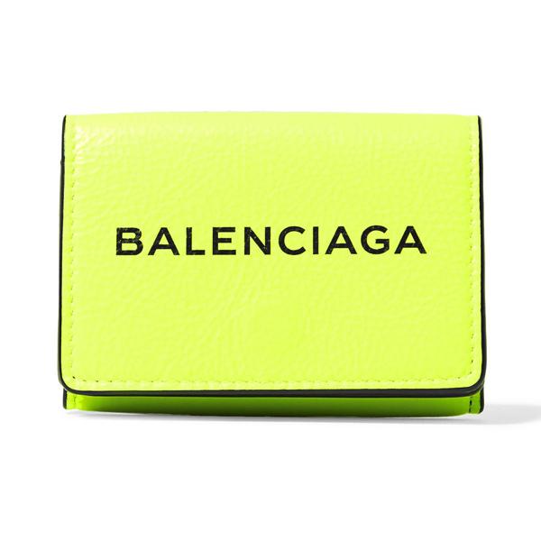 BALENCIAGA ネオンカラー大人気ロゴミニ財布 ネオンカラー 8091912